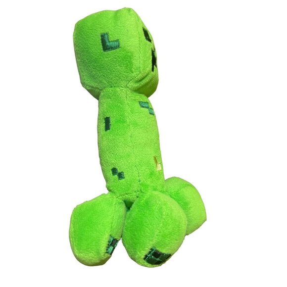 Minecraft Creeper Plush Toy By Mojang Green 7.5" Tall Stuffed Animal Pixelated - Picture 4 of 4
